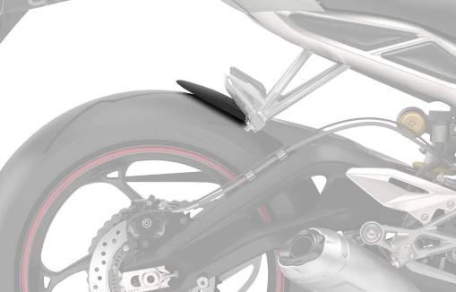 Hugger Extension Matte Black Triumph Street Triple 765 RS '17-