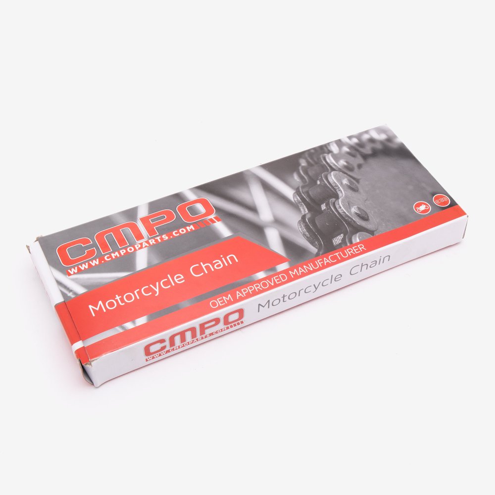 CMPO Motorcycle O-Ring Drive Chain 520-110 Black 4