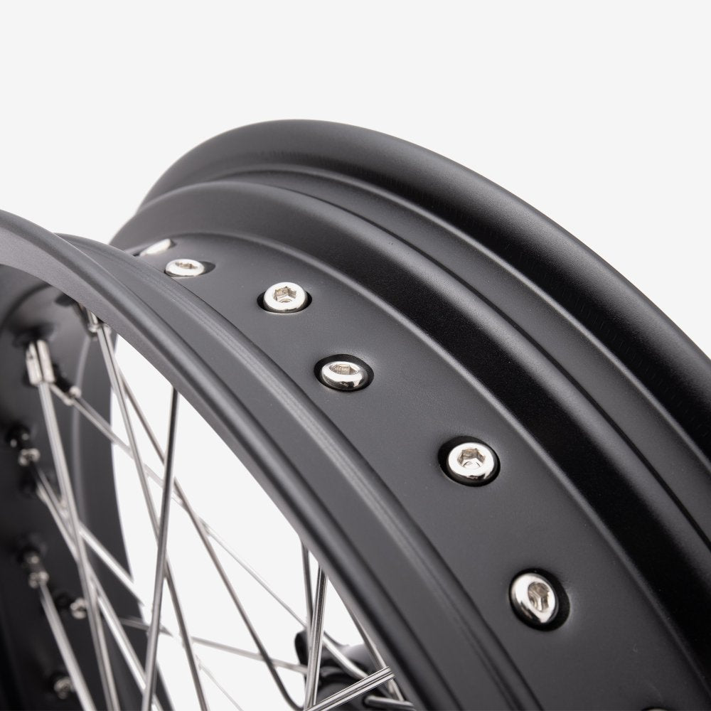 Front And Rear Wheel Set 17inch X 3.5 & 17inch X 4.25 8