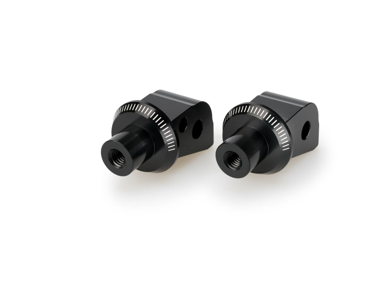 Puig Pillion Footpeg Adaptors (Black)