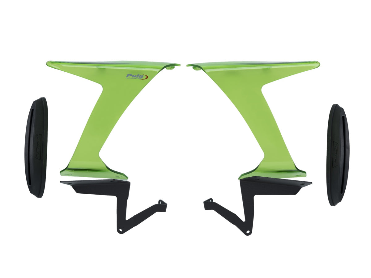 Racing Downforce Spoilers - Green