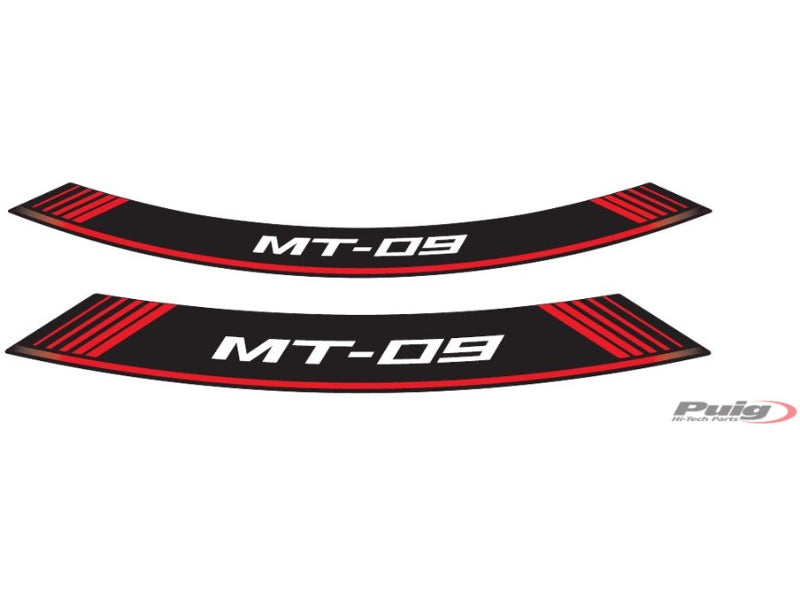 Wheel Rim Stickers - Red