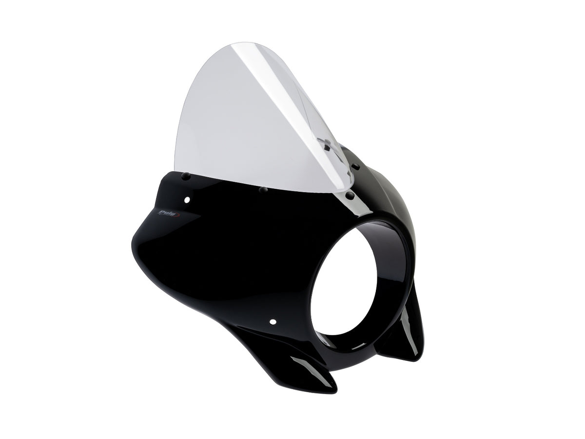 Mirage Touring Screen - Clear with Gloss Black Housing
