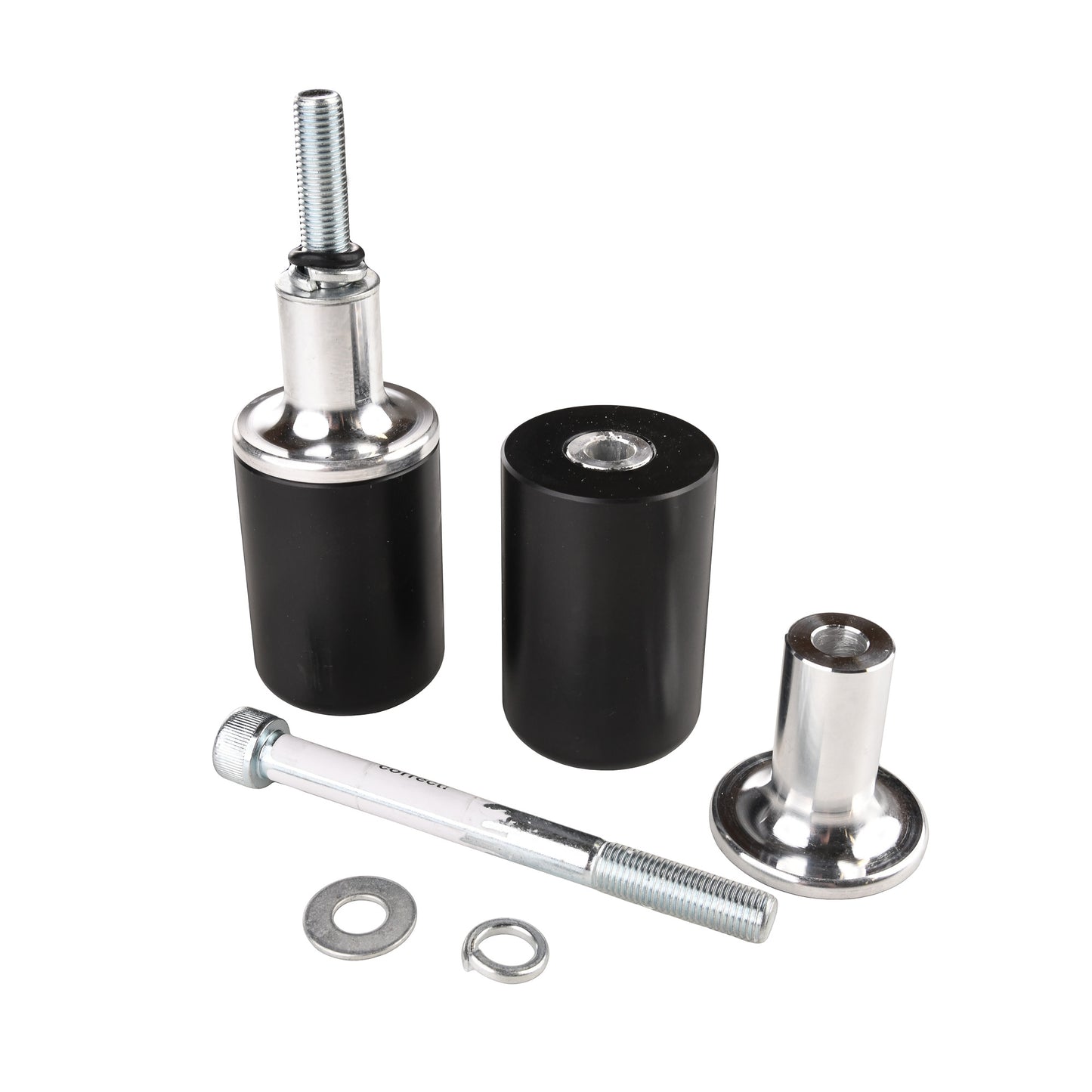 BikeTek Black STP Crash Protector For Kawasaki ZX6R 13-19