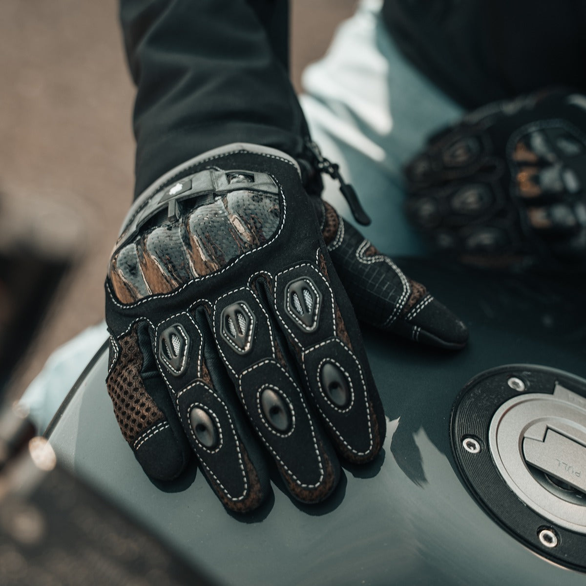 Spada MX-Air Rev.2 CE Gloves Walnut Brown