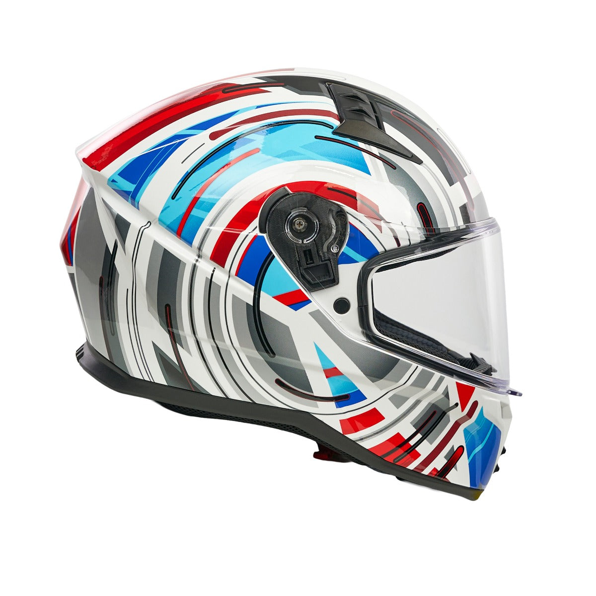 Spada Raiden 3 Cyclone White/Red/Blue Helmet