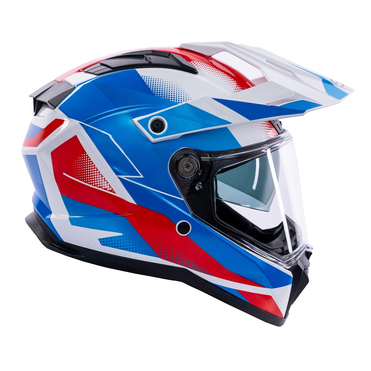Spada Trailhawk Raptor Red/Blue/White Helmet