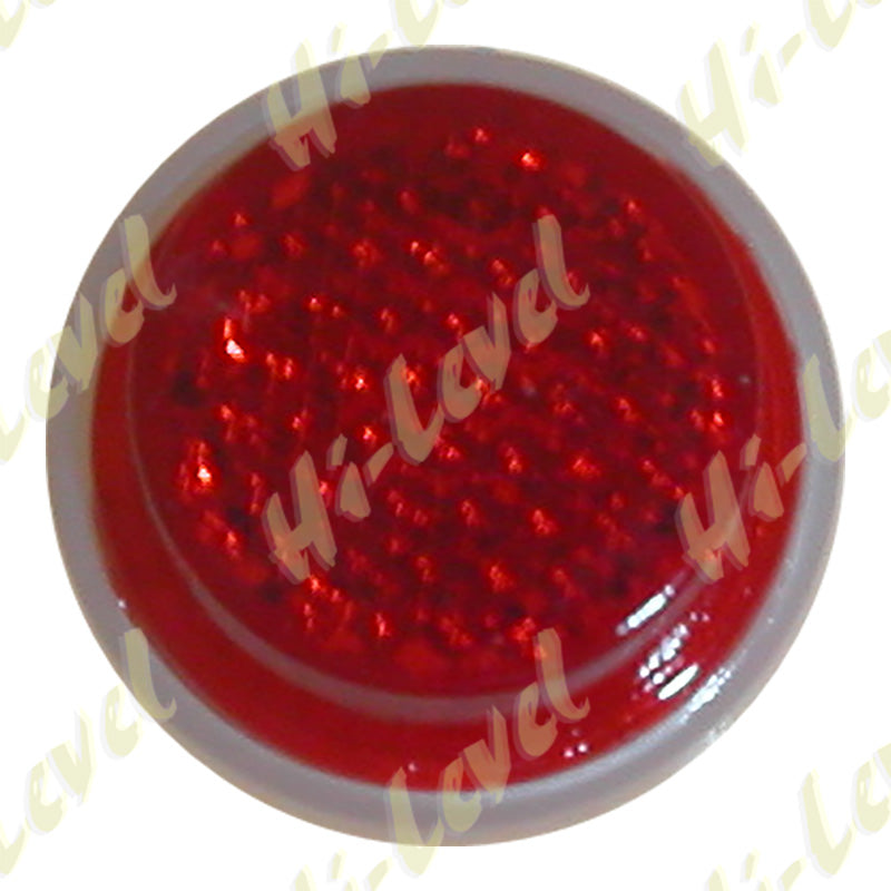 Stick-on Reflector Red Round 20mm