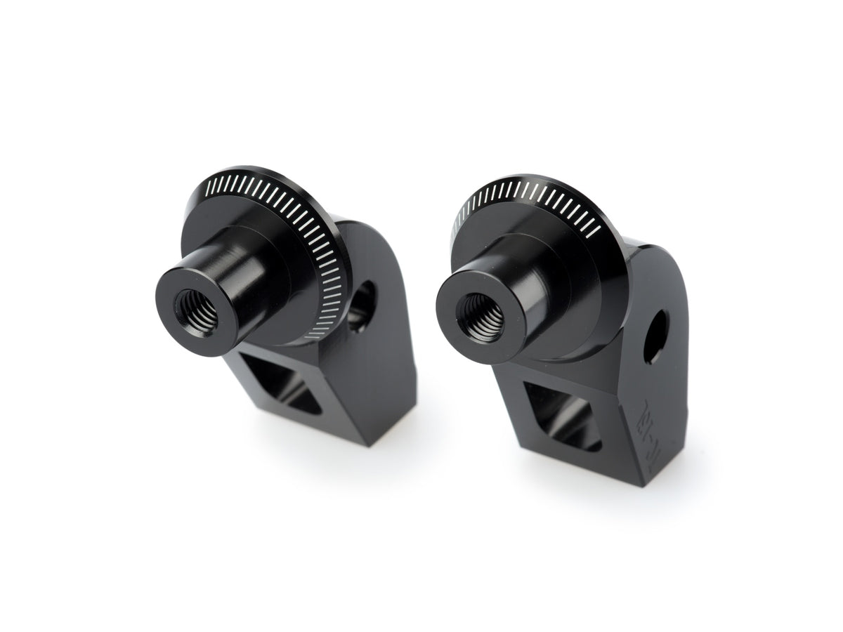 Puig Rider Footpeg Adaptors (Black)