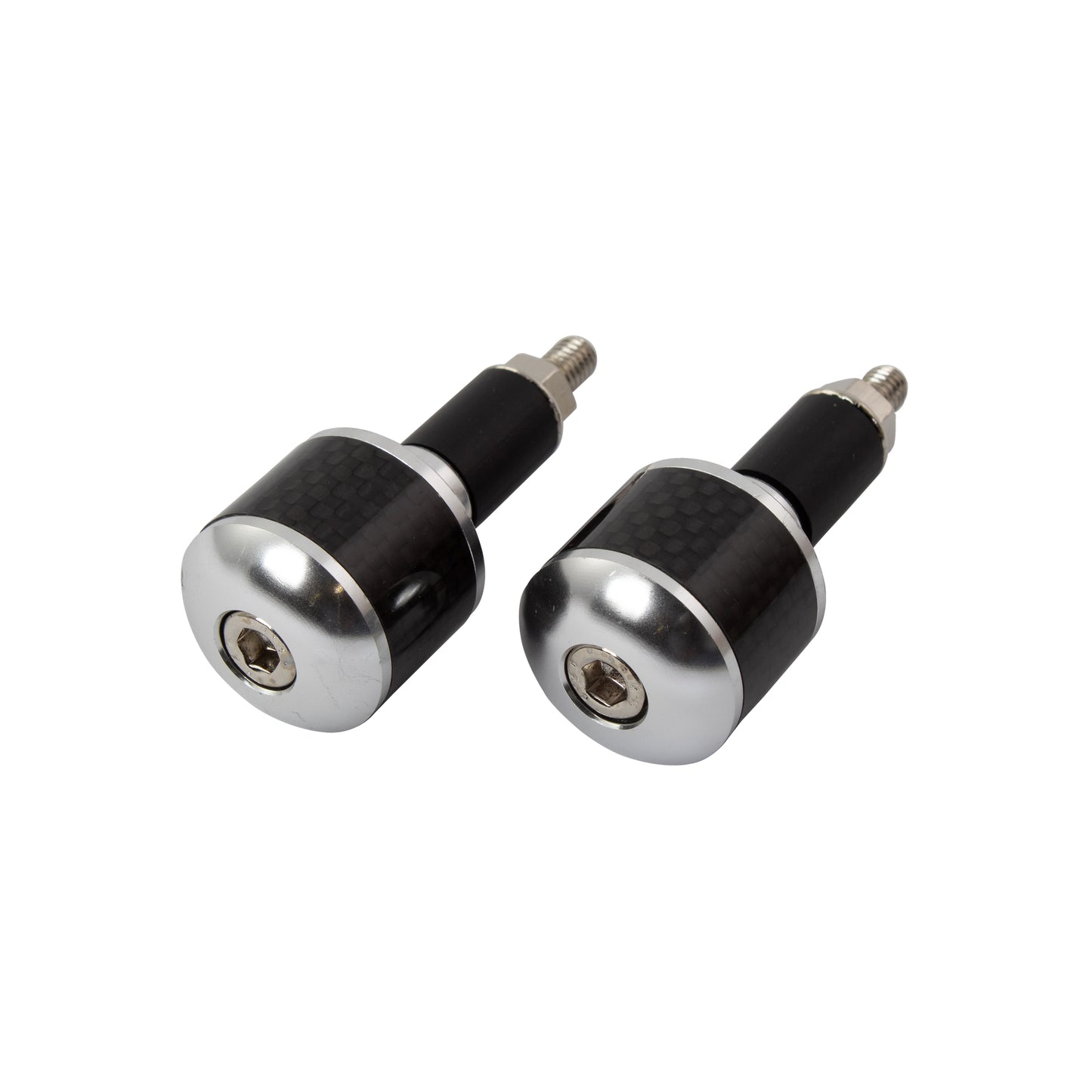 Bike It Bar End With Carbon Fibre Inset Alloy