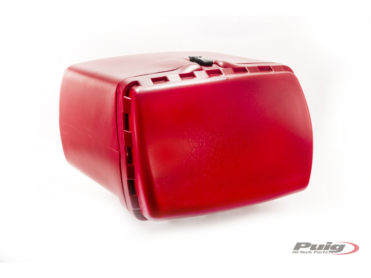 90 Litre Maxi Top Box With Lock - Red