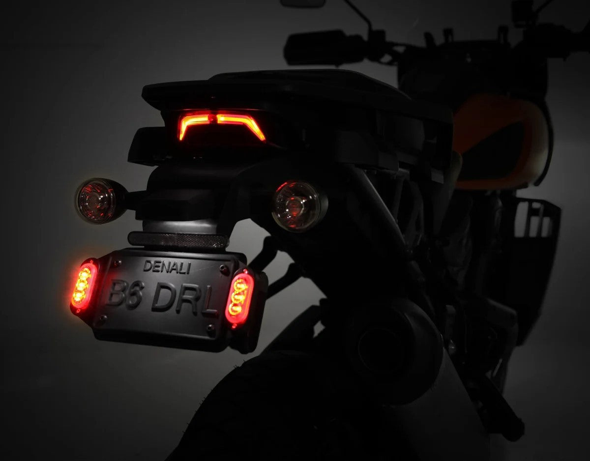 Denali Plug-&-Play Rear T3 Turn Signal License Plate Kit for Harley-Davidson Pan America 1250