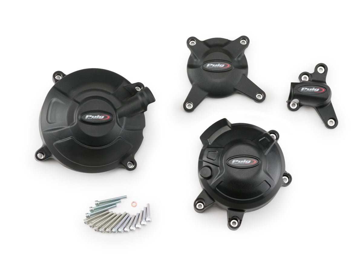 Puig Engine Protective Covers (Black)