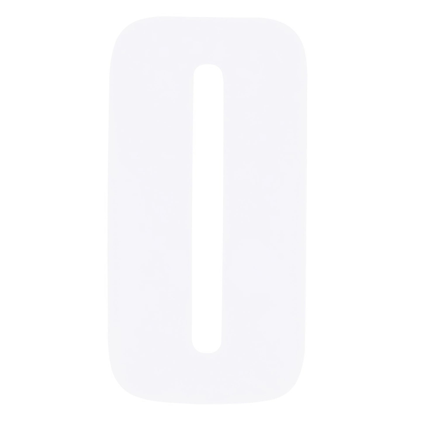 Bike It 6 Inch Race Numbers White - #0