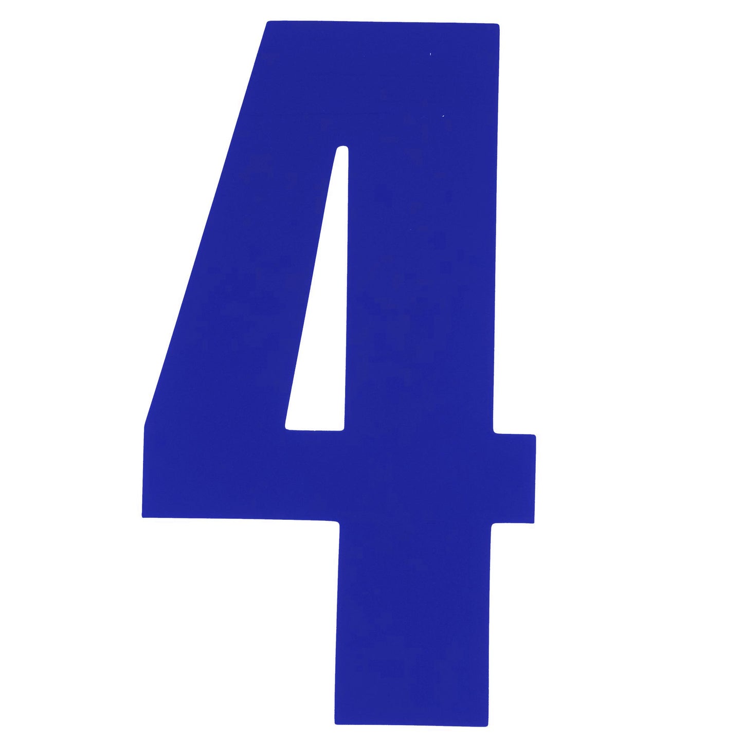 Bike It 6 Inch Race Numbers Blue - #4