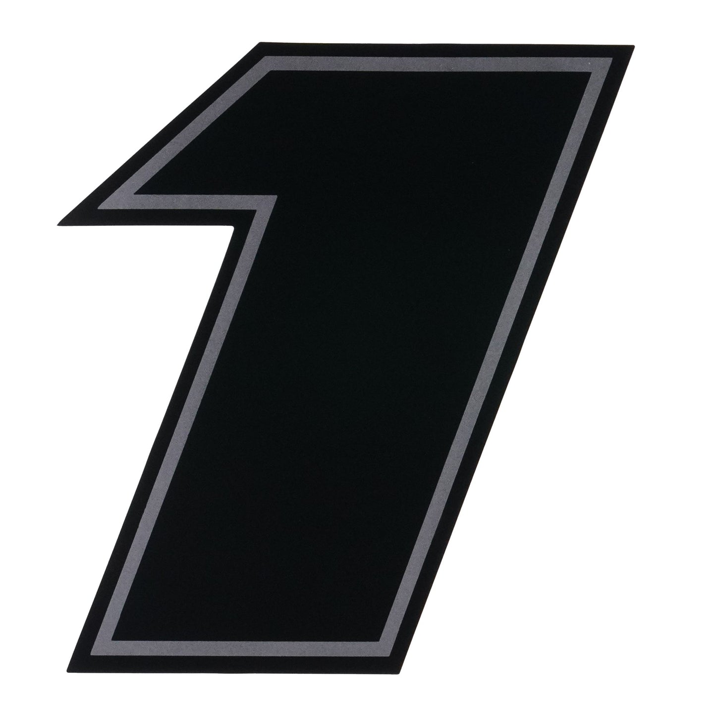 Bike It Deluxe 4 Inch Race Numbers Black - #1