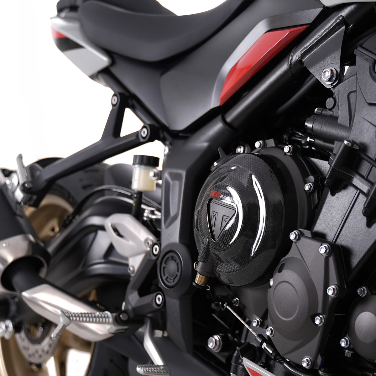 Carbon Fibre Engine Case Slider (RHS) for Triumph Trident 660 ‘26-, Street Triple 660 S '17-'22, Trident 800 '26-, Street Triple RS 765 '17-, Tiger Sport 800 ’25- and 2 others.
