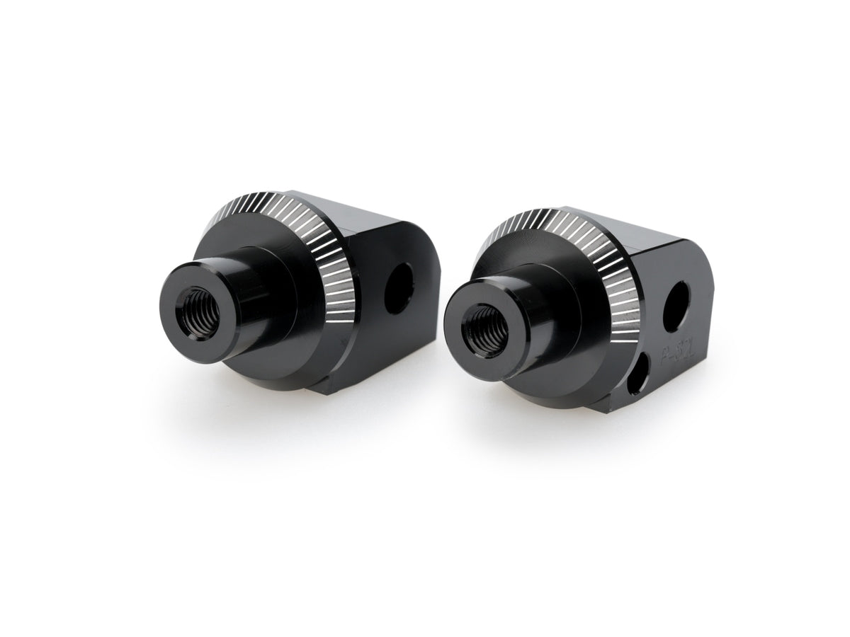 Puig Pillion Footpeg Adaptors (Black)