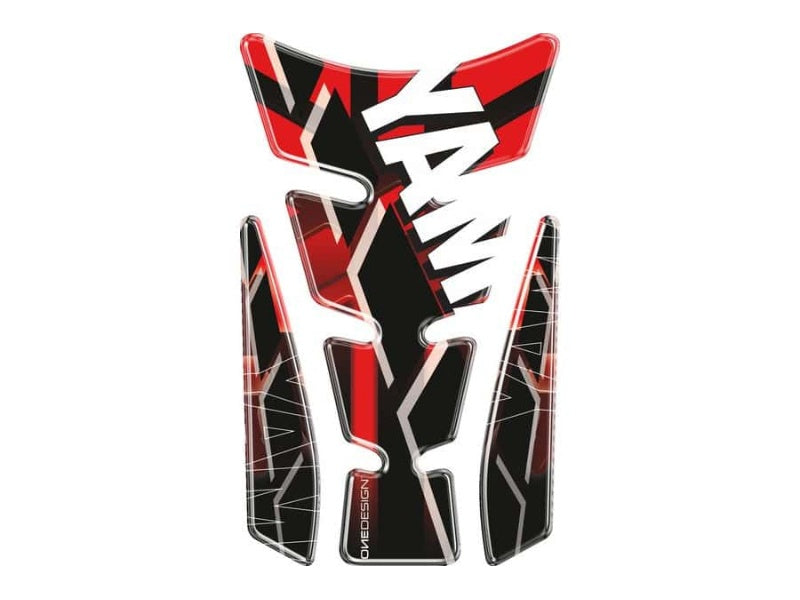 Wings Tank Pad With Yamaha Logo - Red