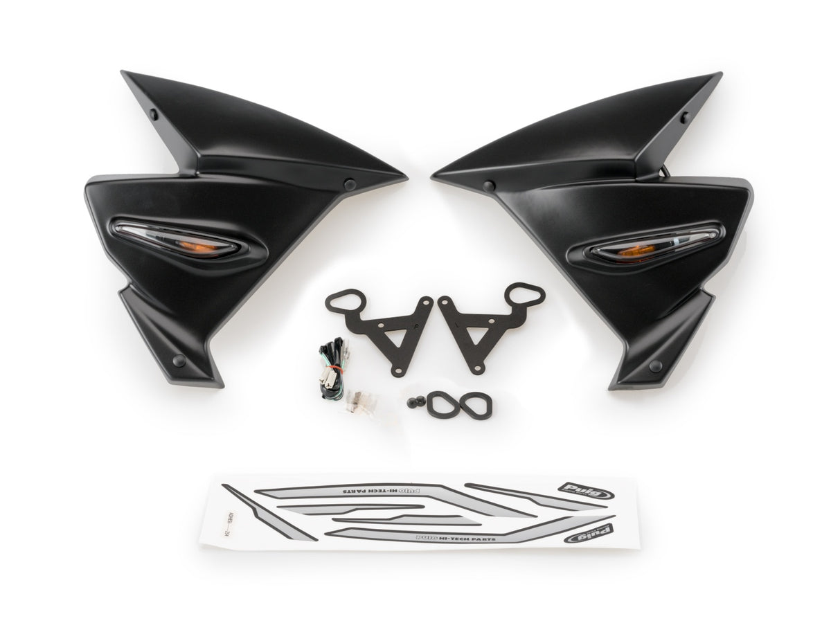 Puig Radiator Caps (Matt Black)