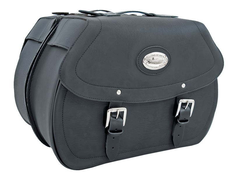 Black 42L Iparex Saddlebags By Longride HC138