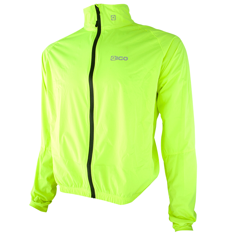 Eigo Ion Mens Water Resisitant Cycling Jacket Fluoro Yellow - XXL