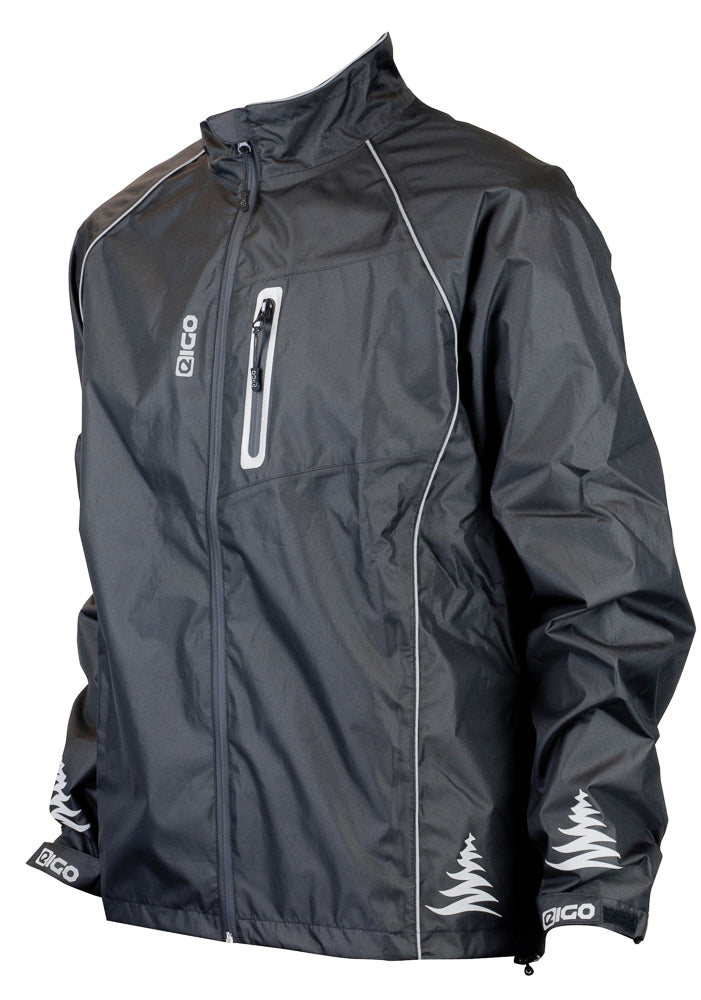Eigo Delta Waterproof Cycling Jacket Black - S