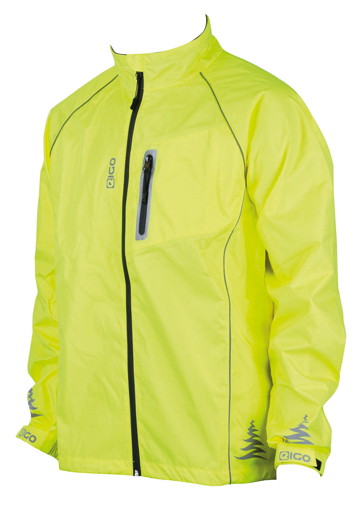 Eigo Delta Waterproof Cycling Jacket Fluo Yellow - S