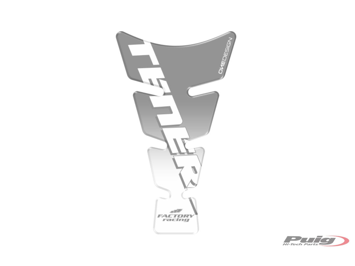 Spirit Tank Pad With Model Logo - Silver