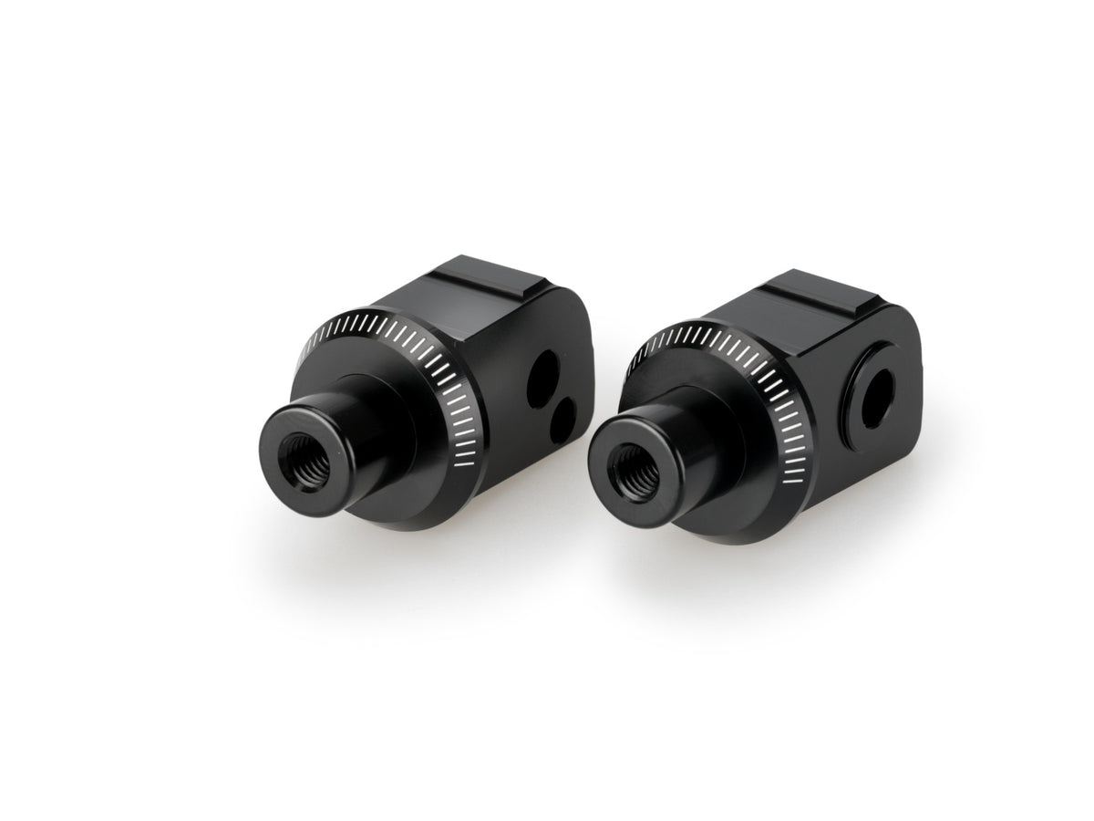Puig Pillion Footpeg Adaptors (Black)