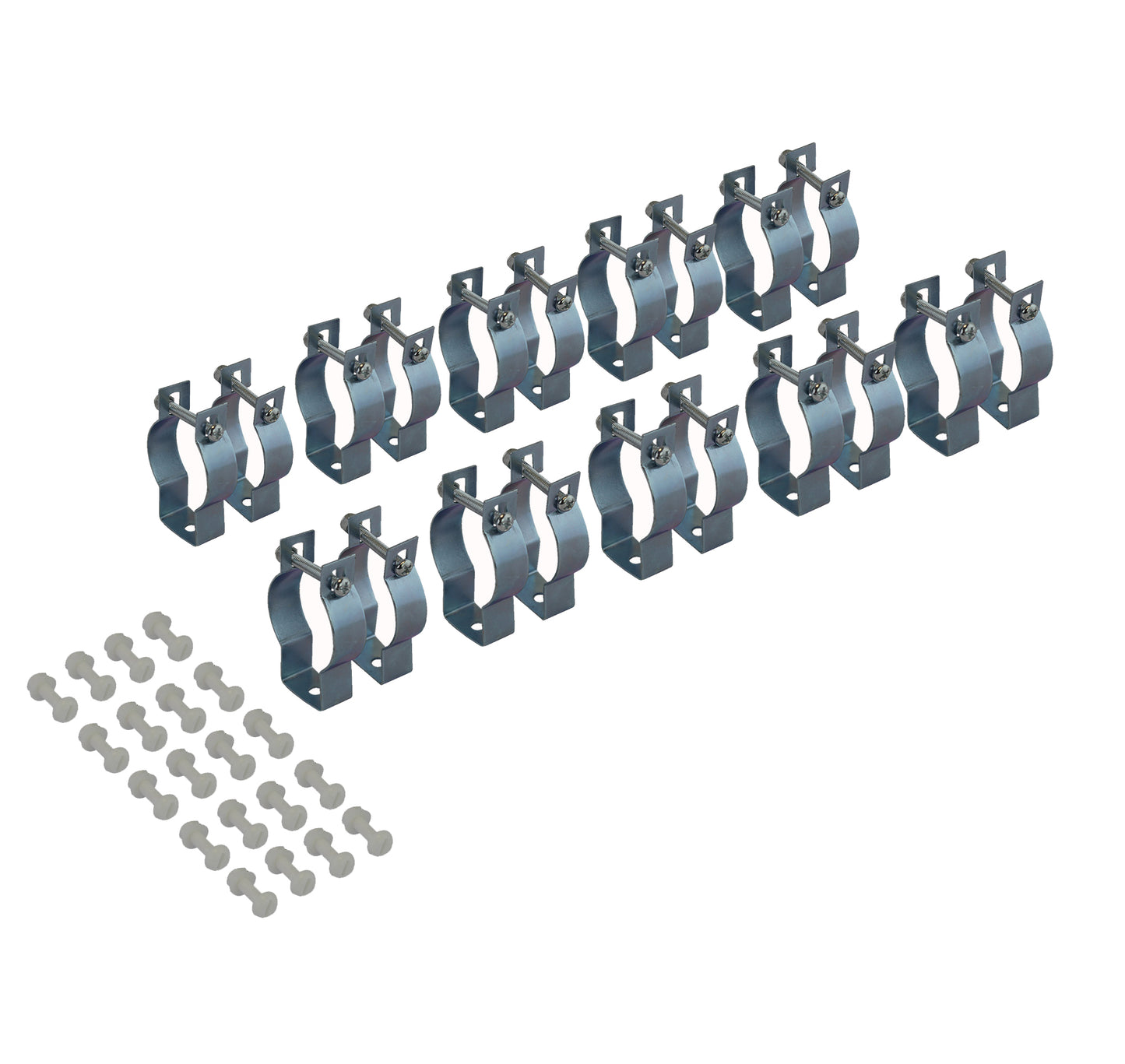 Brackets For Rigid L-Plates (10 Pair) - Component Only