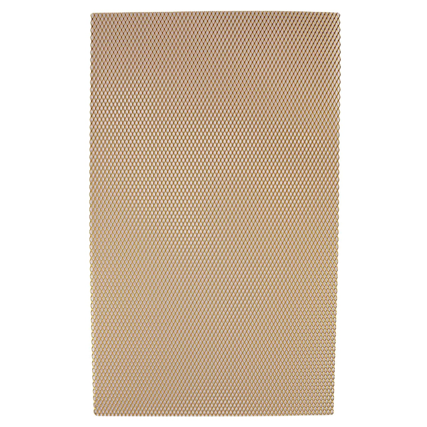 Bike It Aluminium Mesh Fairing Insert Gold 33.5 x 20cm