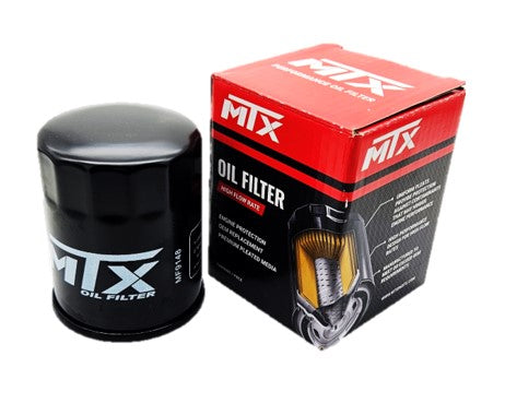 MTX Motorcycle Black Canister Oil Filter - #028
