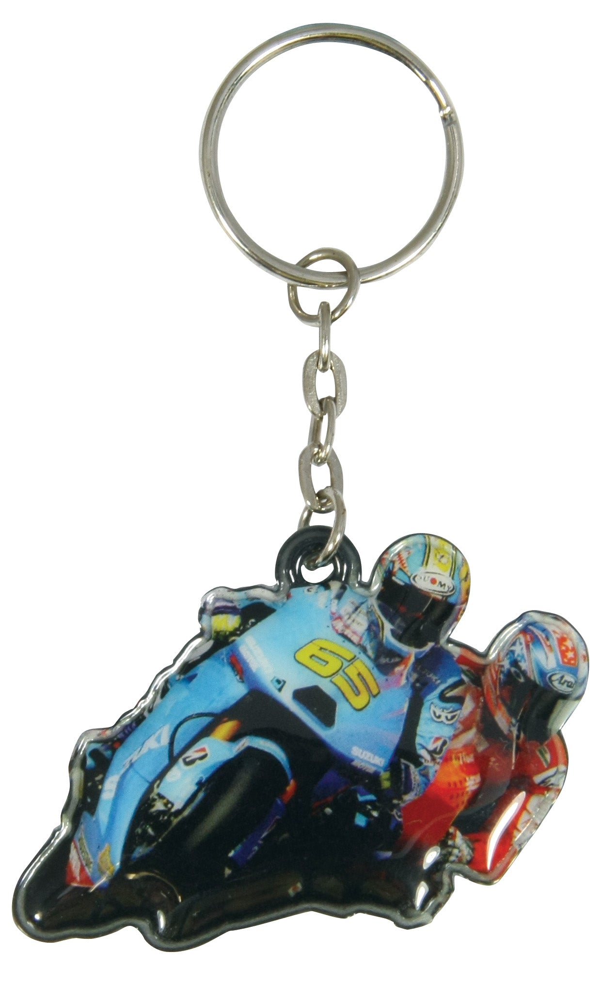 Motogp Pvc Keyfob Loris Capirossi #65 Rizla Suzuki