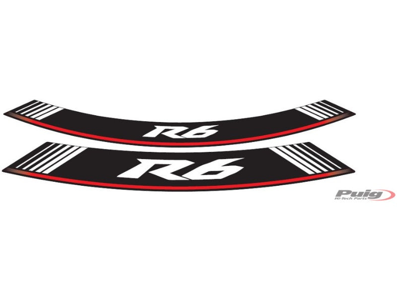 Puig Wheel Rim Stickers (Silver)