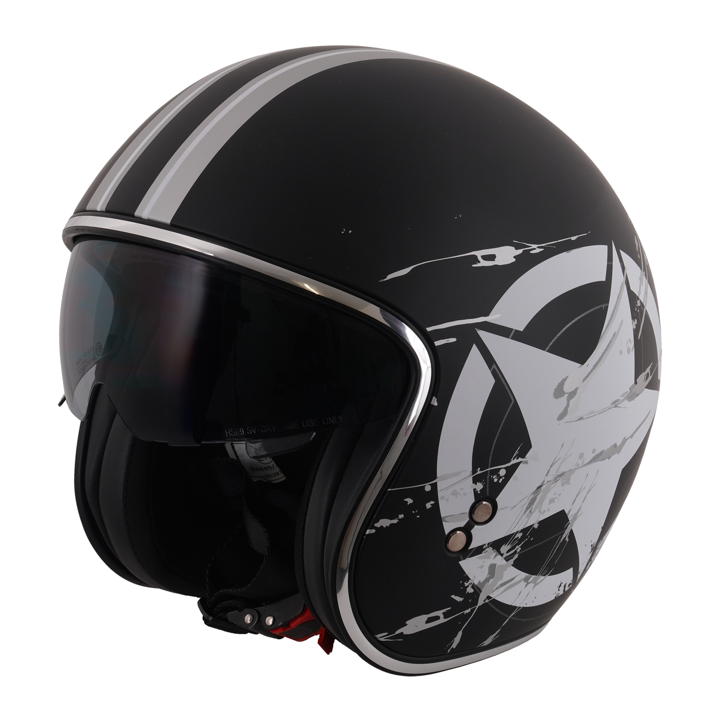 Stealth Open Face Helmet - Star Rider - Large