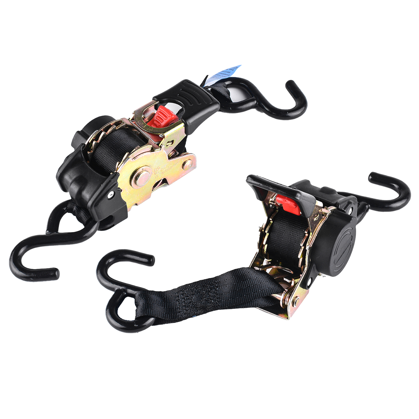 Auto Retractable Ratchet Tiedowns 25mm x 1.8M 2pcs