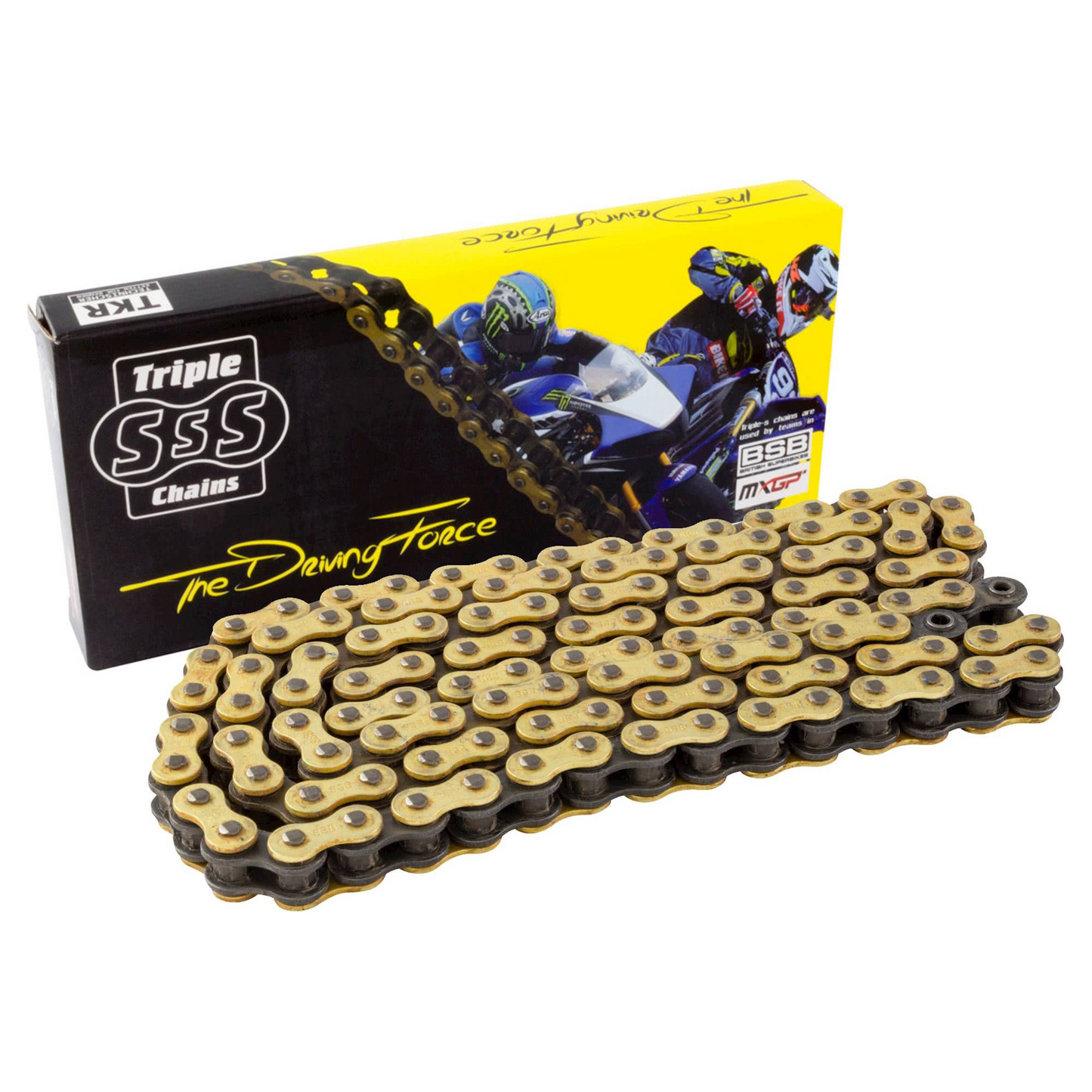 Triple-S O-Ring Chain Gold 520-106 Link