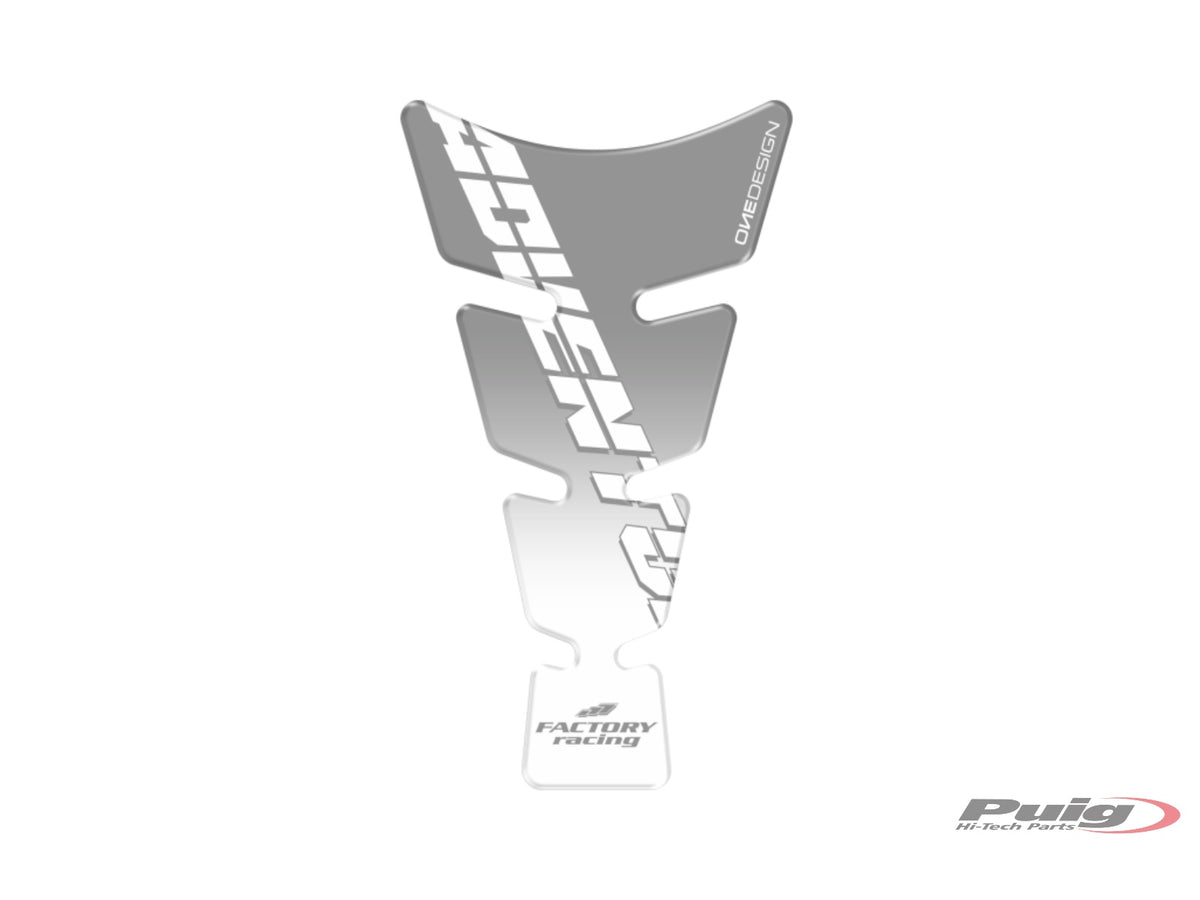 Spirit Tank Pad With Model Logo - Silver
