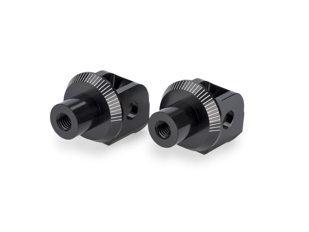 Puig Rider Footpeg Adaptors (Black)