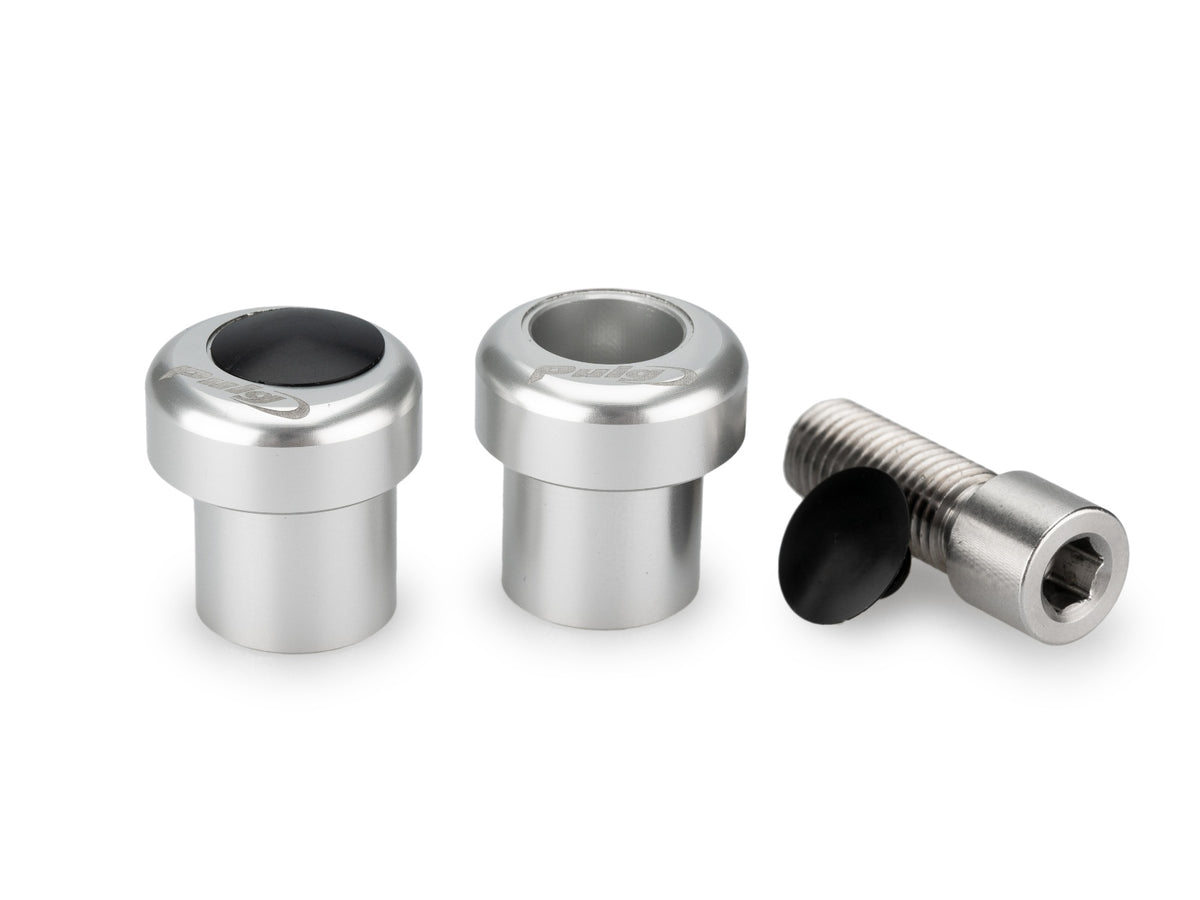 Mirror Screw Caps - Silver