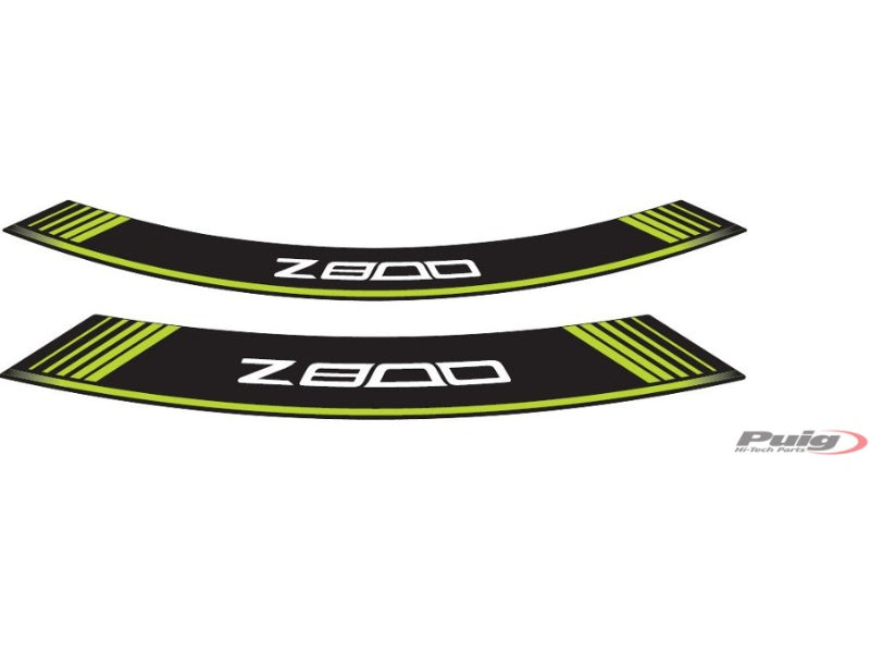 Wheel Rim Stickers - Green