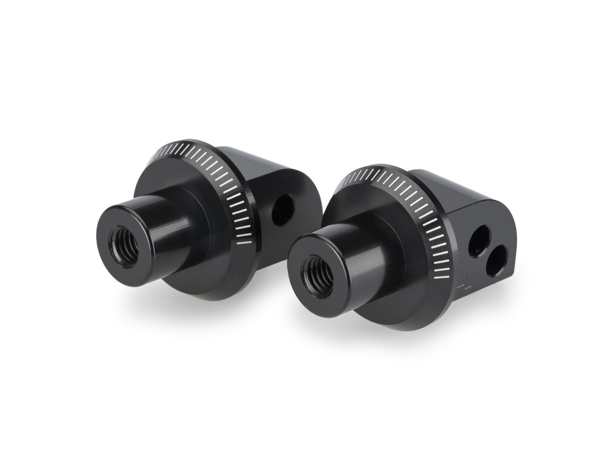 Puig Pillion Footpeg Adaptors (Black)