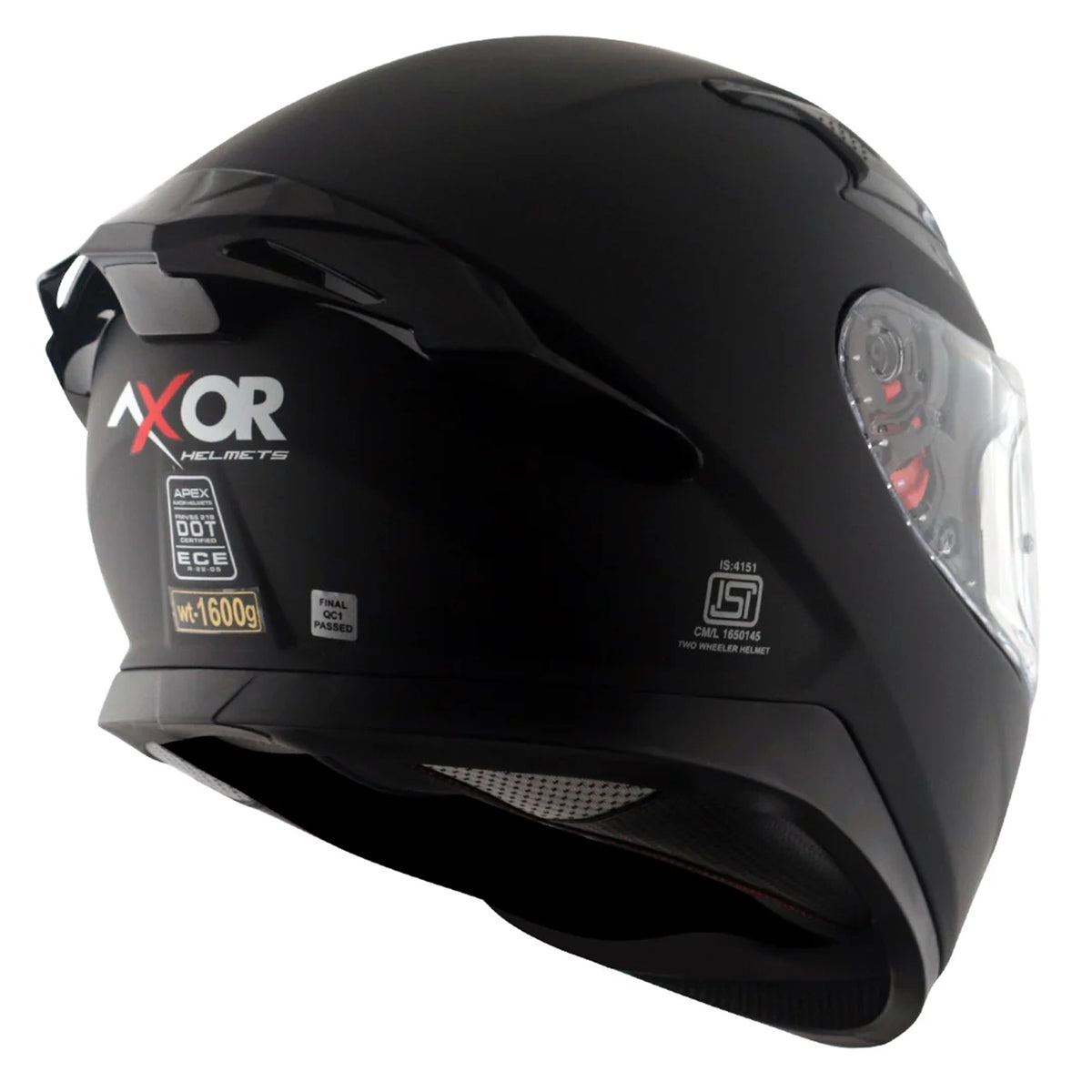 Axor Helmet Apex Full Face ECE 22.05 - Matt Black