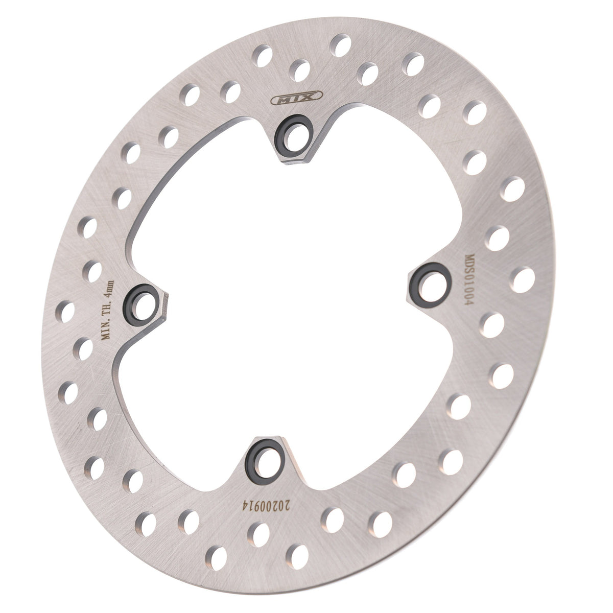 MTX Performance Brake Disc Rear Solid Round Honda MD6013 #01004