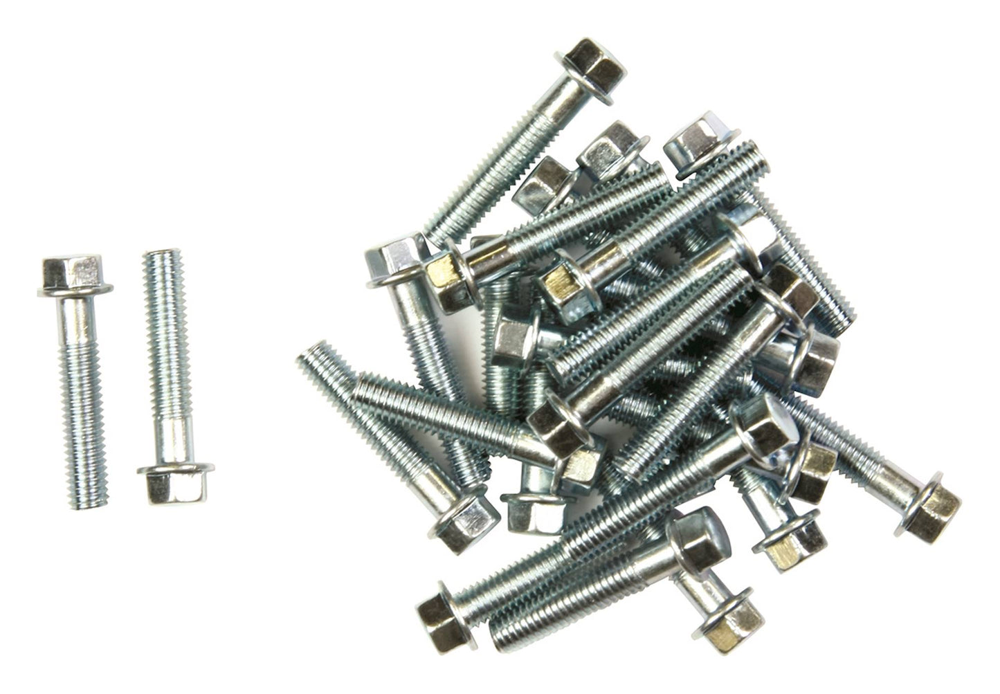 Bike It Carbon Steel Flange Head Bolts M6 x 30mm (25Pcs)