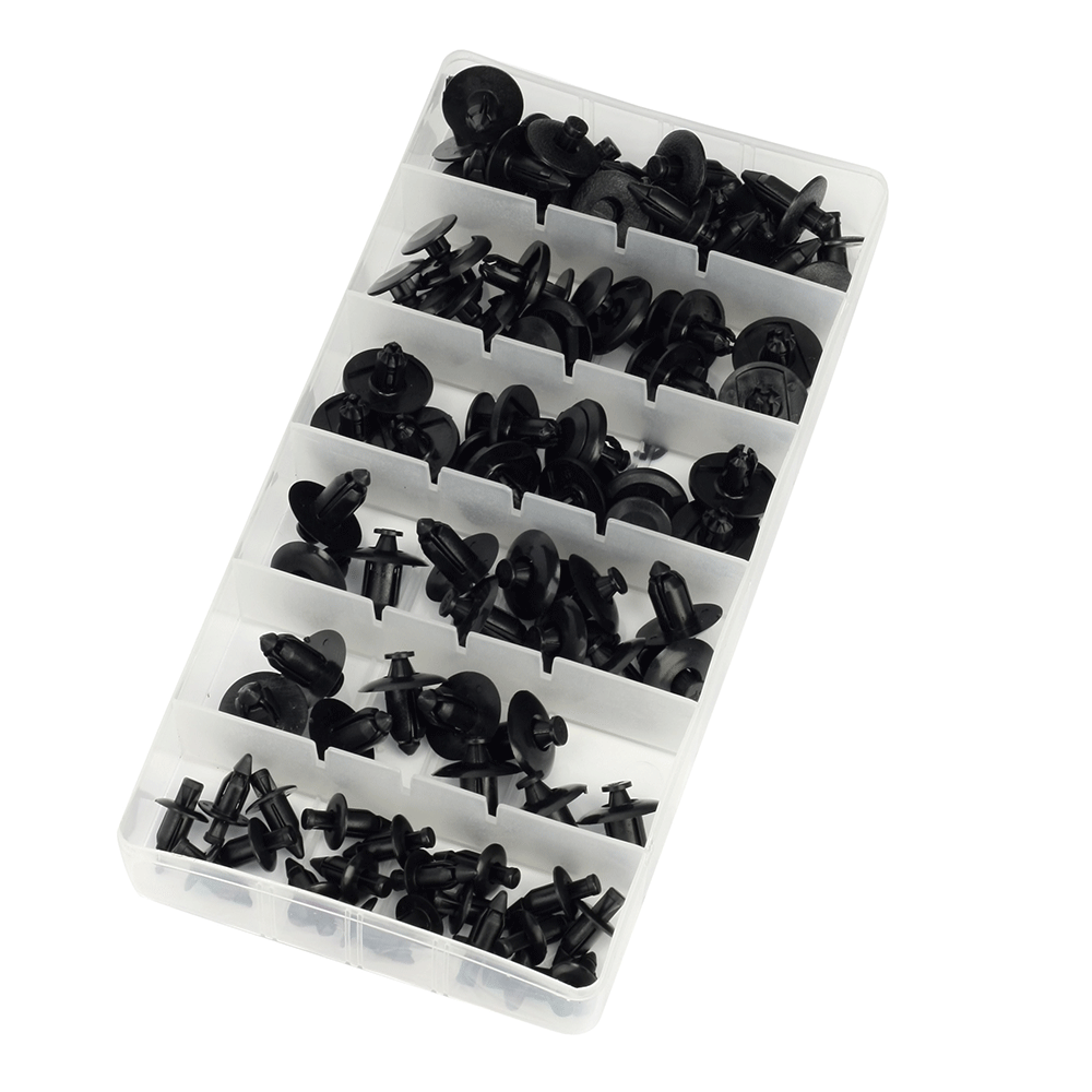 Bike It Nylon Rivet Push Pin Kit 80Pcs