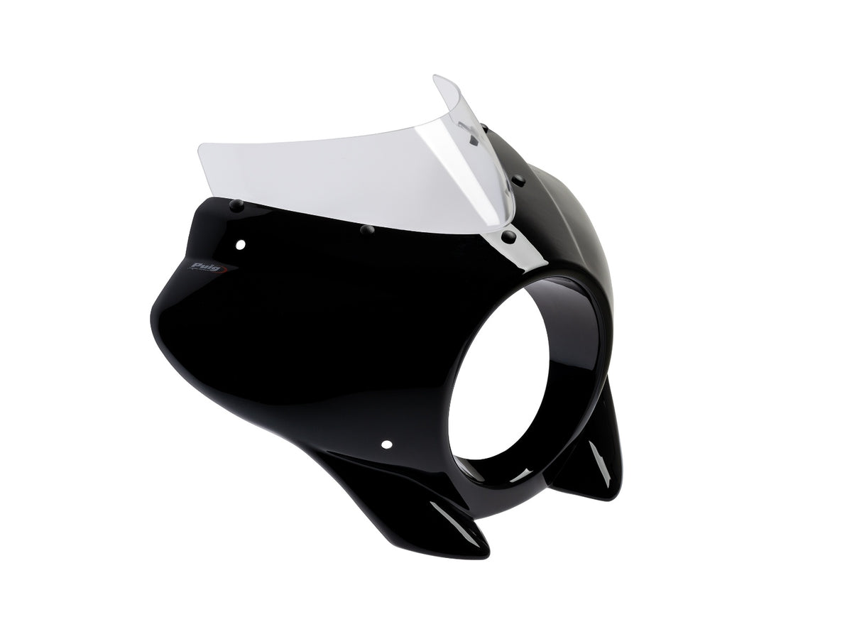 Mirage Sport Screen - Clear with Gloss Black Housing