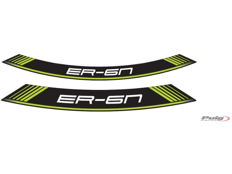 Wheel Rim Stickers - Green