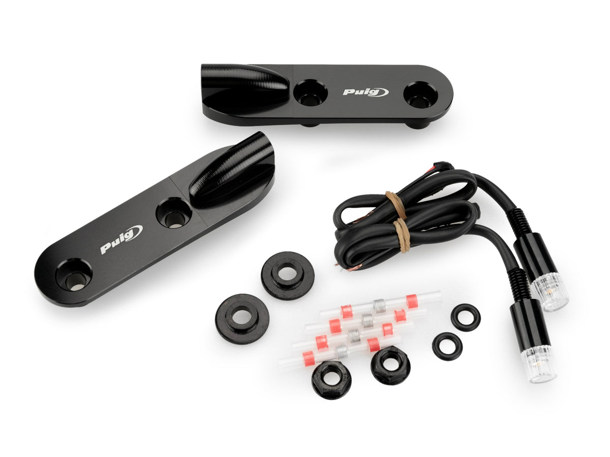 Puig Rearview Mirror Caps with Tab LED Indicators